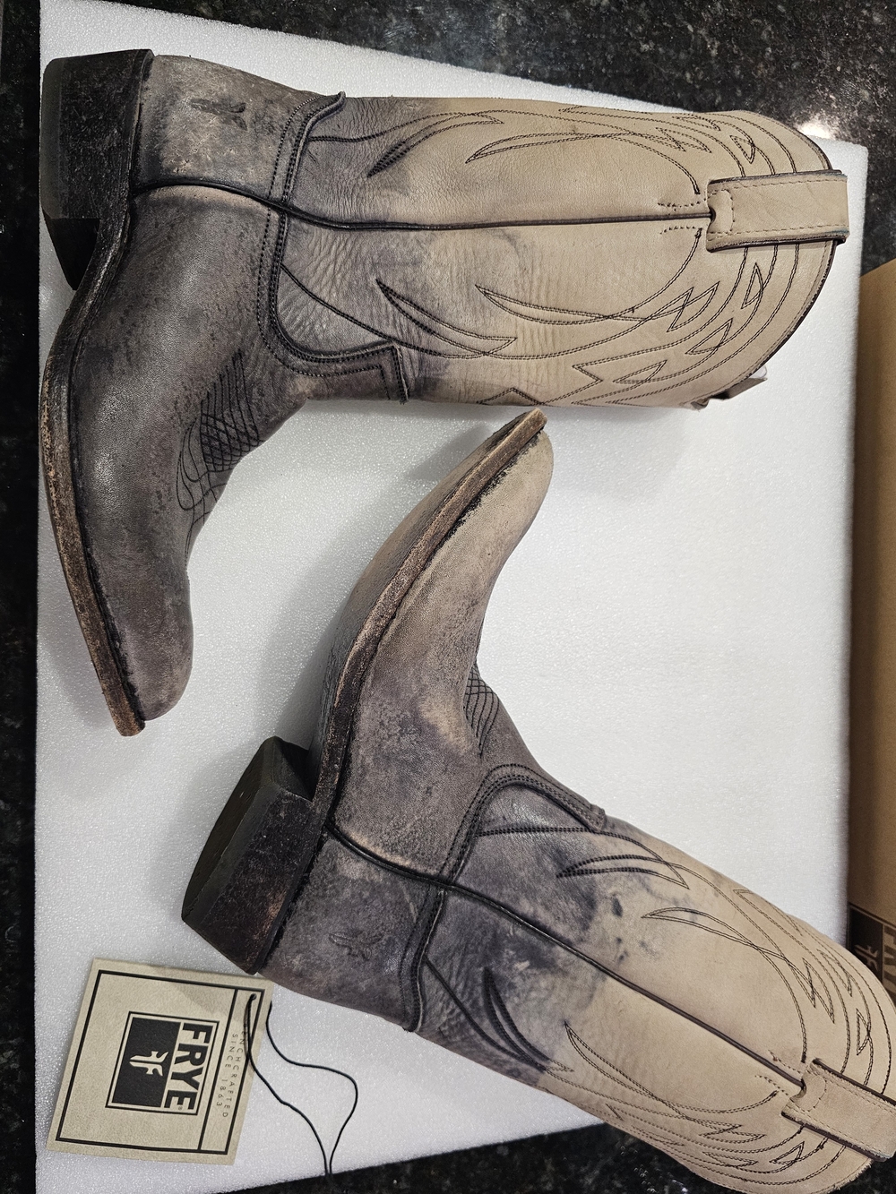 FRYE Billy Pull On STO Stone Size 9